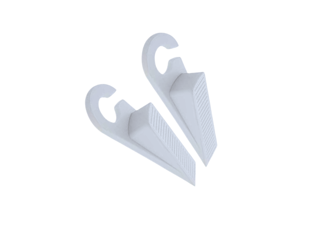 זוג מעצורים לדלת מגומי עם תליה