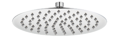 ראש גשם נירוסטה עגול קוטר 250 מ"מ דגם 603 ניקל  