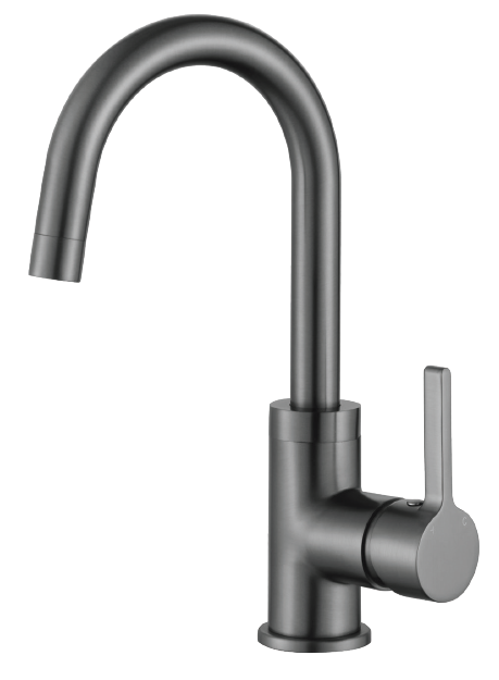 ברז קשת לכיור דגם 80717 גרפיט 