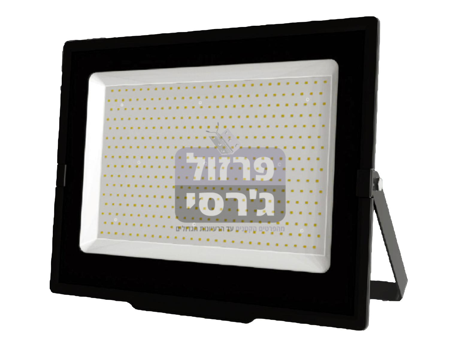 פנס הצפה 300W גוף שחור דגם E008EI מסדרת SPARK