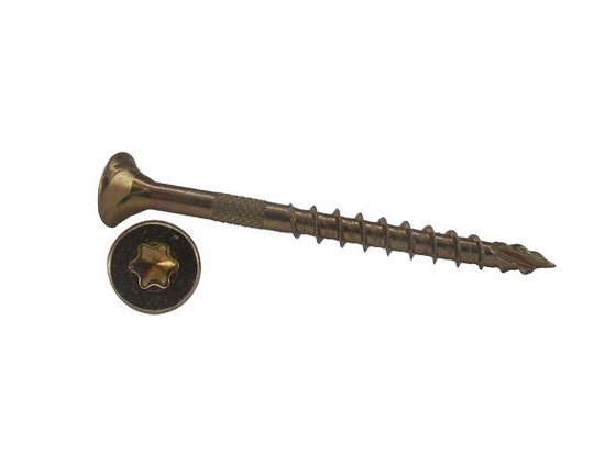 טורפדו - בורג פטנט לדק ועץ קוטר 6 מ"מ